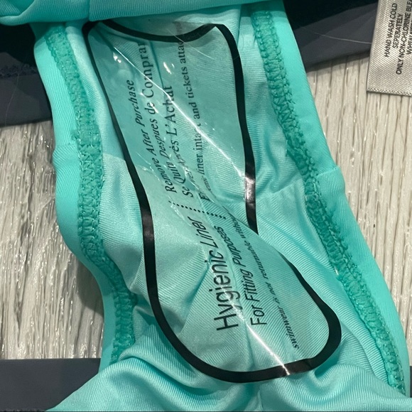 NWOT FREE COUNTRY Gray Brief Lined Swim Skirt Bottoms Size XL (16) - Picture 7 of 10